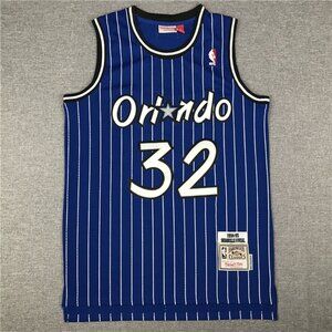 Mens Shaquille O'Neal Blue Stitched Jersey